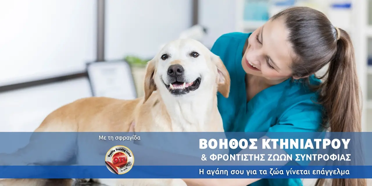 Βοηθός Κτηνιάτρου και Φροντιστής Ζώων Συντροφιάς banner