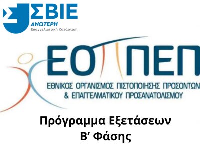 Ανακοινώθιηκε το πρόγραμμα της Β΄ Φάσης απο τον ΕΟΠΠΕΠ image